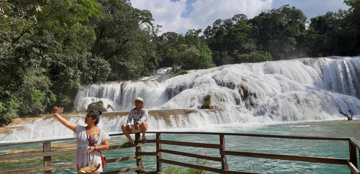 Posada Tzeltal Arroyo Agua Azul エクステリア 写真